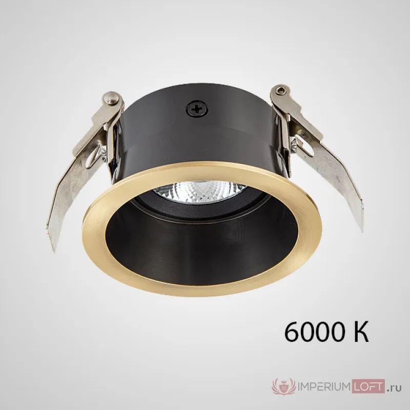 Точечный светильник CALL D9 Black 6000 К от ImperiumLoft