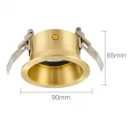 Точечный светильник CALL D6,9 Brass 6000 К от ImperiumLoft