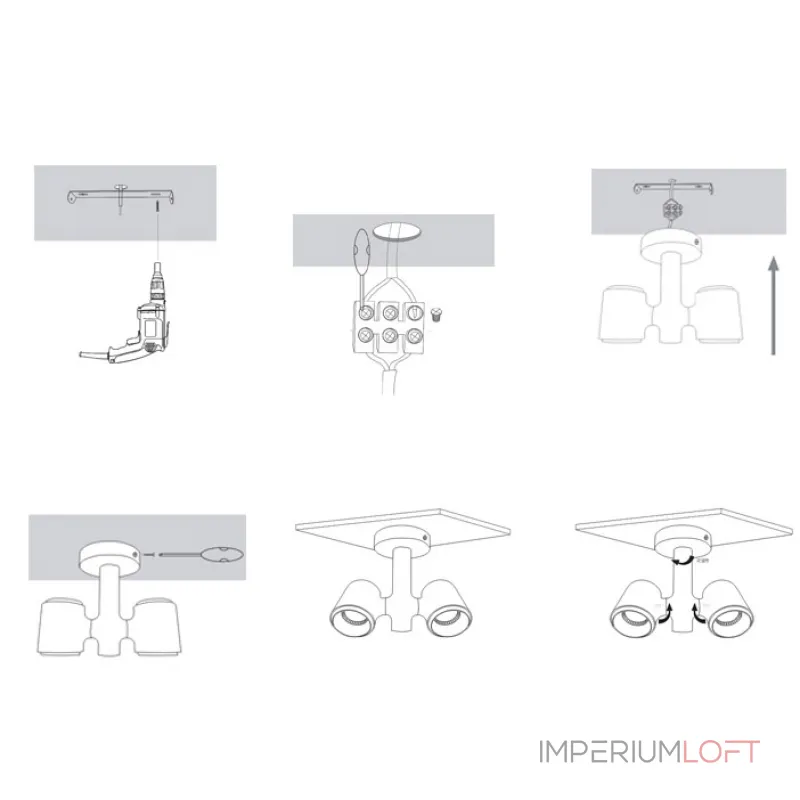 Точечный светильник RESTON PLANK L1 4000 К