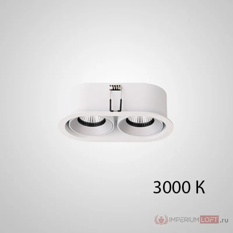 Точечный светильник REXTON B L2 Grey White 3000 К от ImperiumLoft