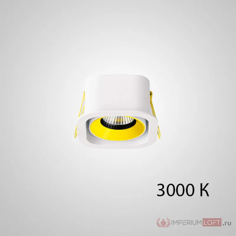 Точечный светильник REXTON B L1 White Yellow 3000 К от ImperiumLoft