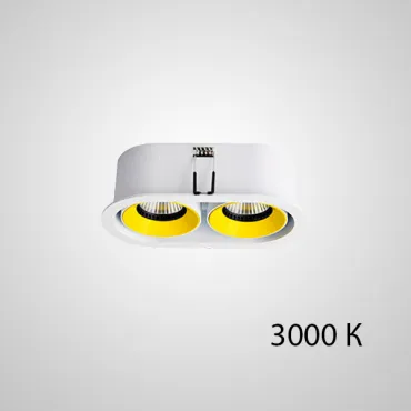 Точечный светильник REXTON B L2 White Yellow 3000 К от ImperiumLoft