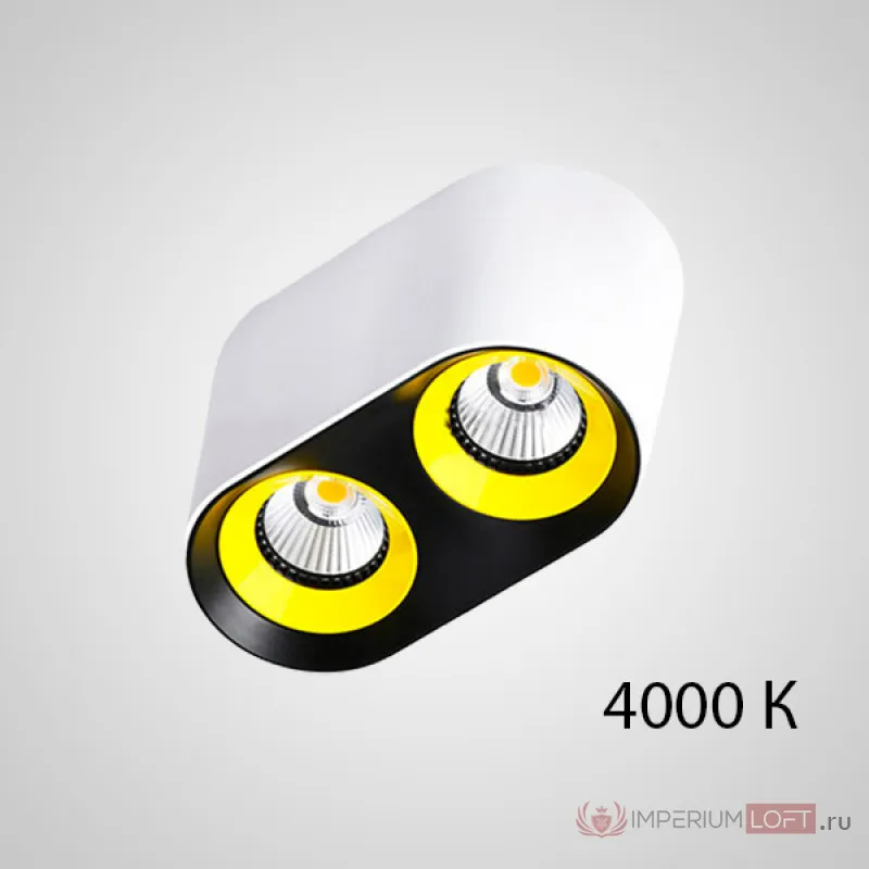 Точечный светильник REXTON A L2 White Yellow 4000 К от ImperiumLoft