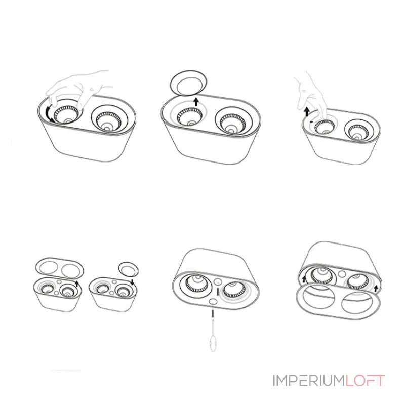 Точечный светильник REXTON A L1 White Yellow 4000 К Точечный светильник REXTON A L1 White Yellow 4000 К