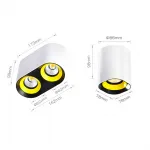 Точечный светильник REXTON A L2 White Yellow 3000 К от ImperiumLoft