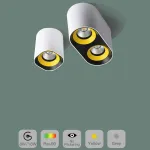 Точечный светильник REXTON A L2 White Yellow 3000 К от ImperiumLoft
