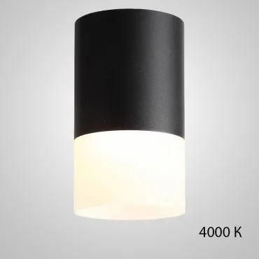Точечный светильник TUGUR D6.4 Black 4000 К