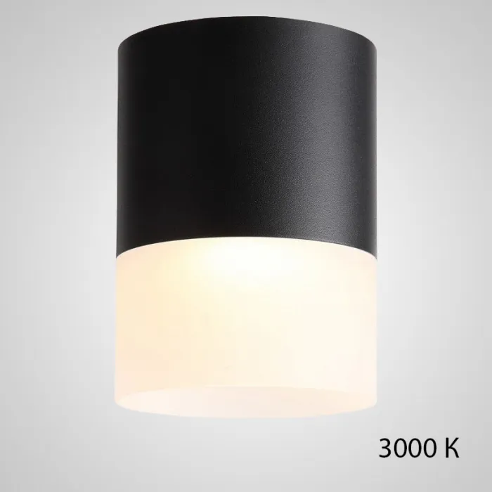 Точечный светильник TUGUR D6.4 Black 4000 К от ImperiumLoft
