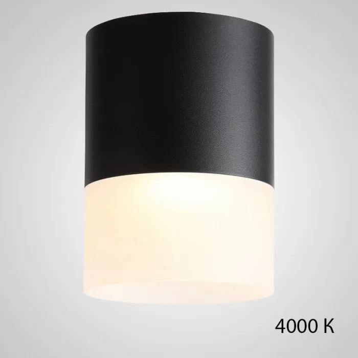 Точечный светильник TUGUR D6.4 Black 4000 К от ImperiumLoft