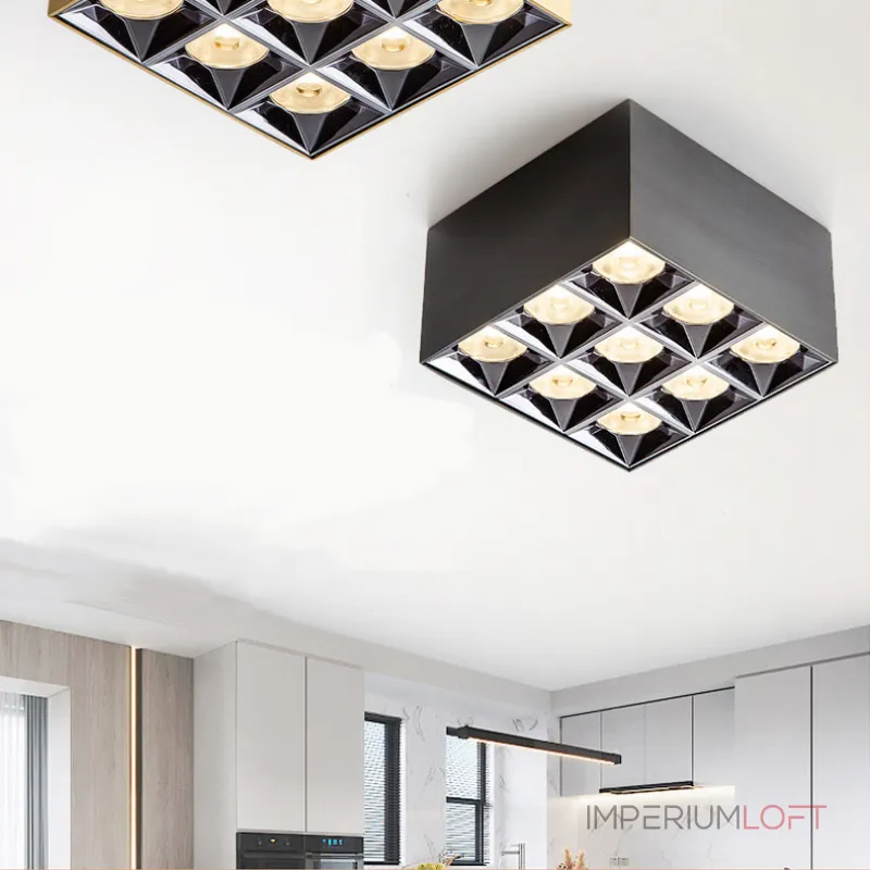 Точечный светильник CUP L8 Black 6000К