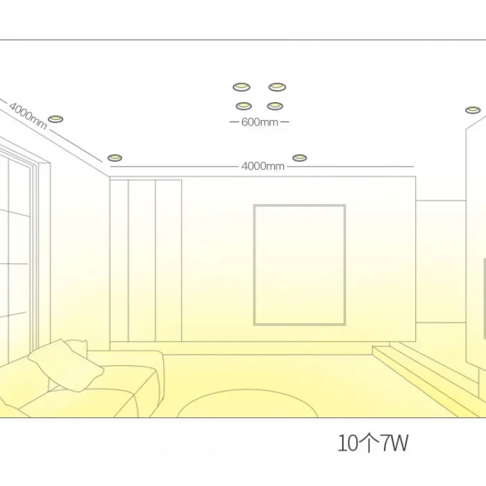 Точечный светильник LEAD 7W 3000K от ImperiumLoft