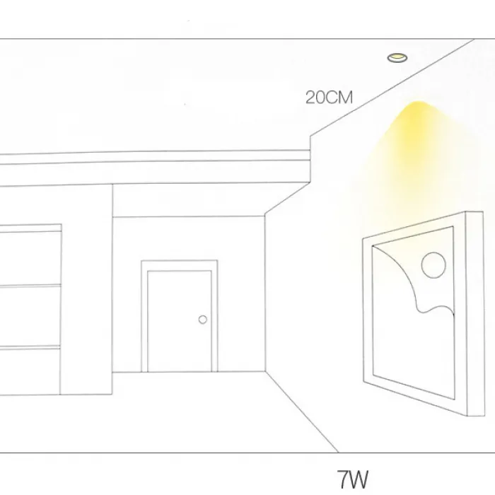 Точечный светильник LEAD 7W 3000K от ImperiumLoft
