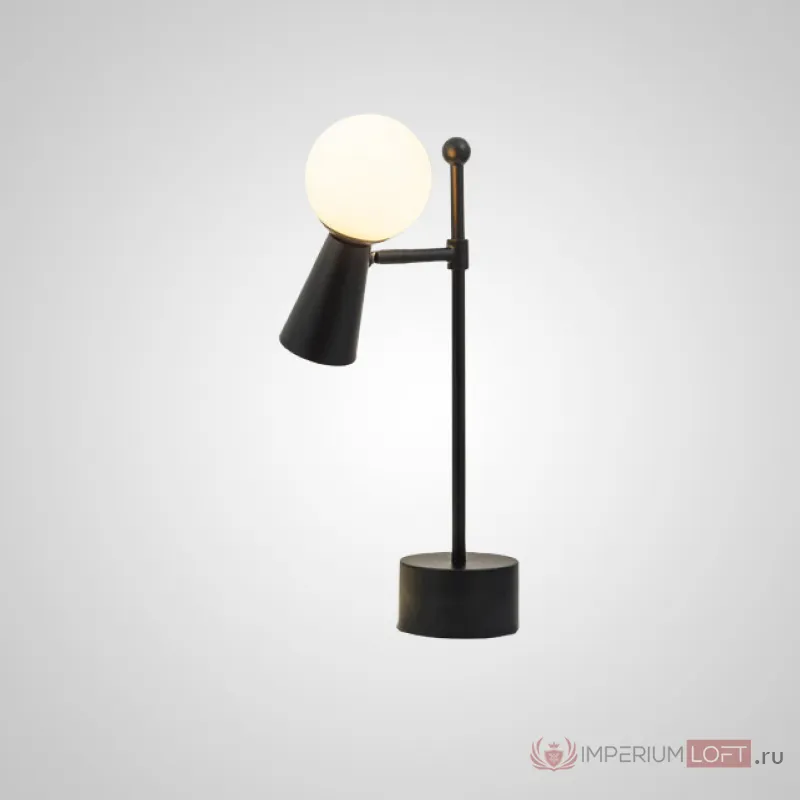 Настольная лампа ABELINA TAB Black White от ImperiumLoft