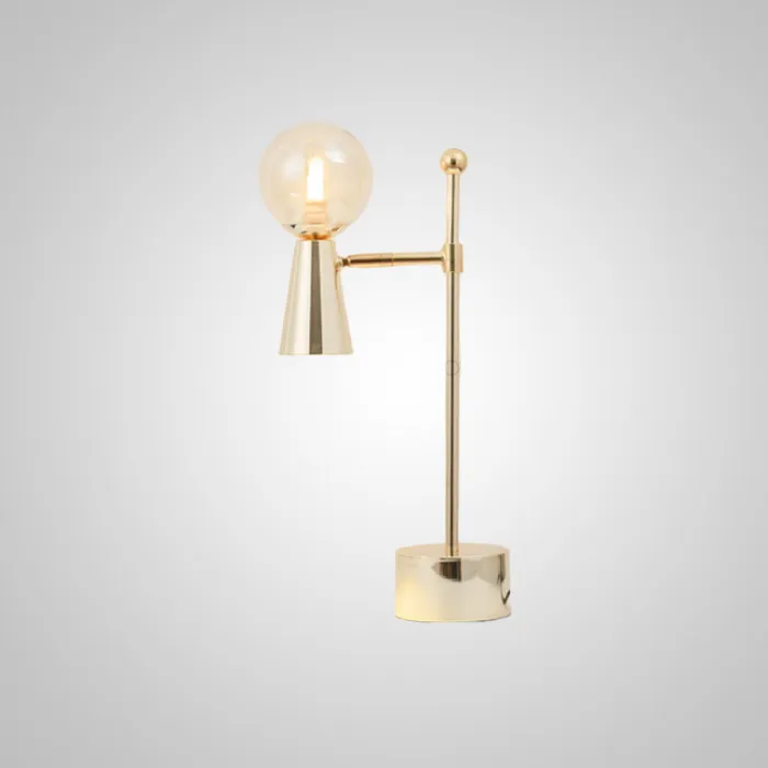 Настольная лампа ABELINA TAB Gold Amber от ImperiumLoft