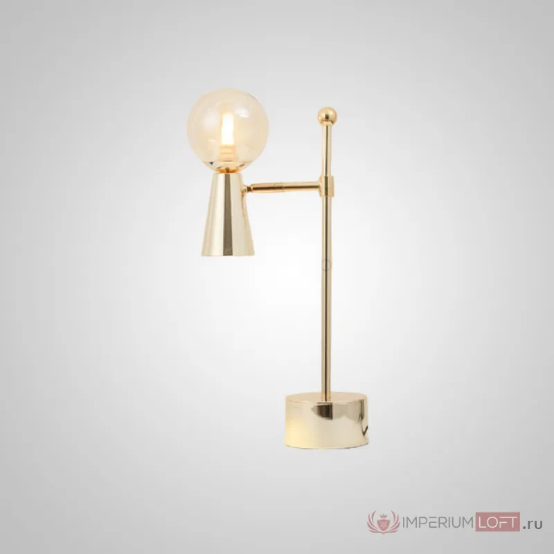 Настольная лампа ABELINA TAB Gold Amber от ImperiumLoft