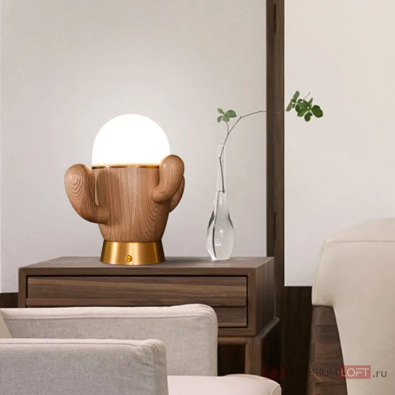 Настольная лампа TEXAS D35 Light brown от ImperiumLoft