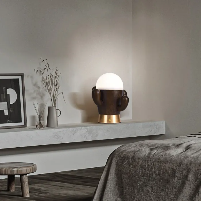 Настольная лампа TEXAS D35 Dark brown от ImperiumLoft