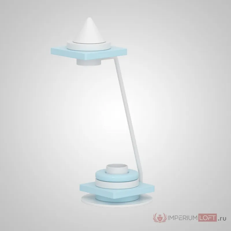 Настольная лампа KIRKE Blue Конус от ImperiumLoft