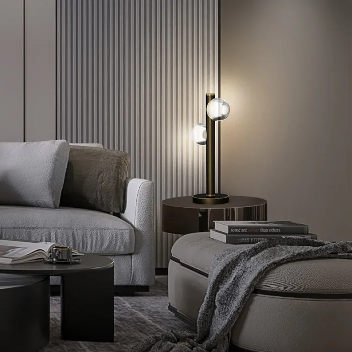 Настольная лампа ILIANA TAB Brass Black от ImperiumLoft