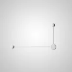 Бра Pin Wall Light B White от ImperiumLoft