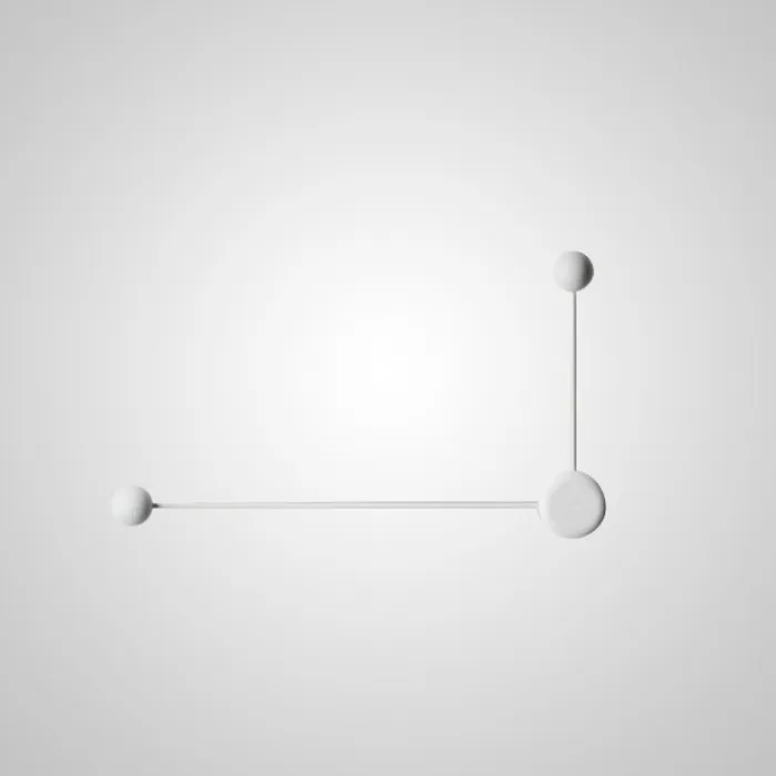 Бра Pin Wall Light B White от ImperiumLoft