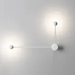 Бра Pin Wall Light B White от ImperiumLoft