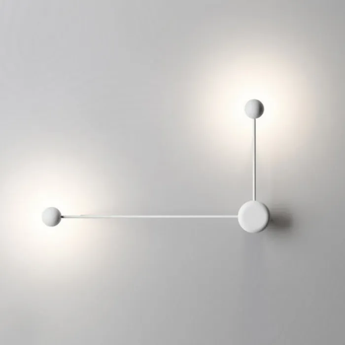 Бра Pin Wall Light B White от ImperiumLoft