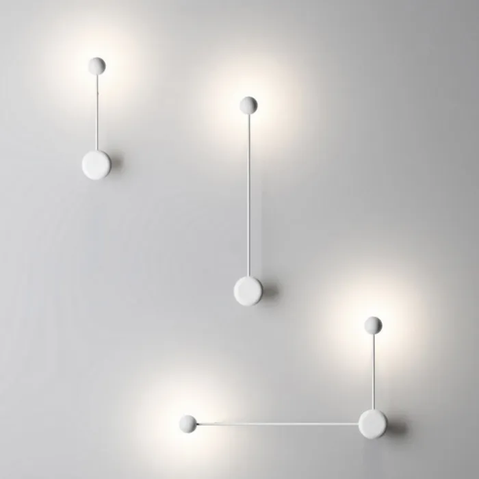 Бра Pin Wall Light B White от ImperiumLoft