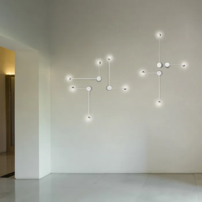 Бра Pin Wall Light B White от ImperiumLoft