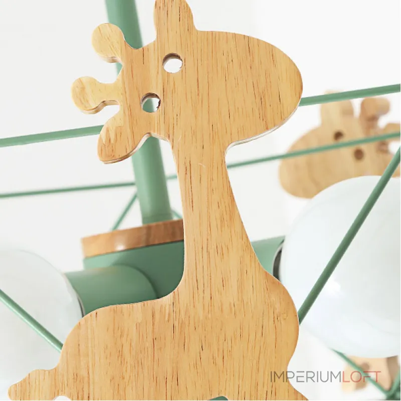 Люстра на штанге GIRAFFE Crystal Green Люстра на штанге GIRAFFE Crystal Green