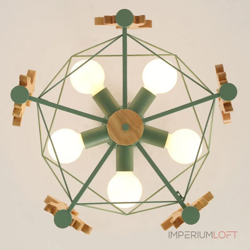 Люстра на штанге GIRAFFE Crystal Green Люстра на штанге GIRAFFE Crystal Green