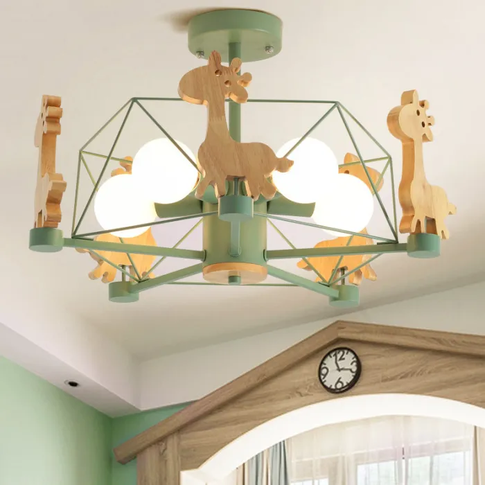 Потолочная люстра GIRAFFE Star Green от ImperiumLoft