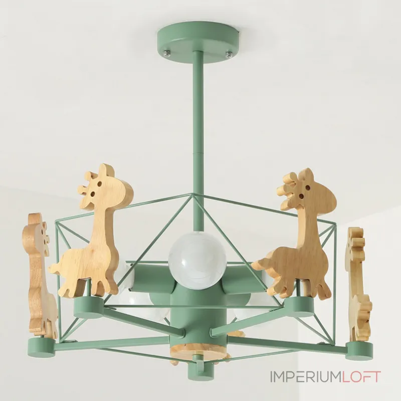 Люстра на штанге GIRAFFE Crystal Green Люстра на штанге GIRAFFE Crystal Green