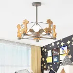 Потолочная люстра GIRAFFE Star Green от ImperiumLoft