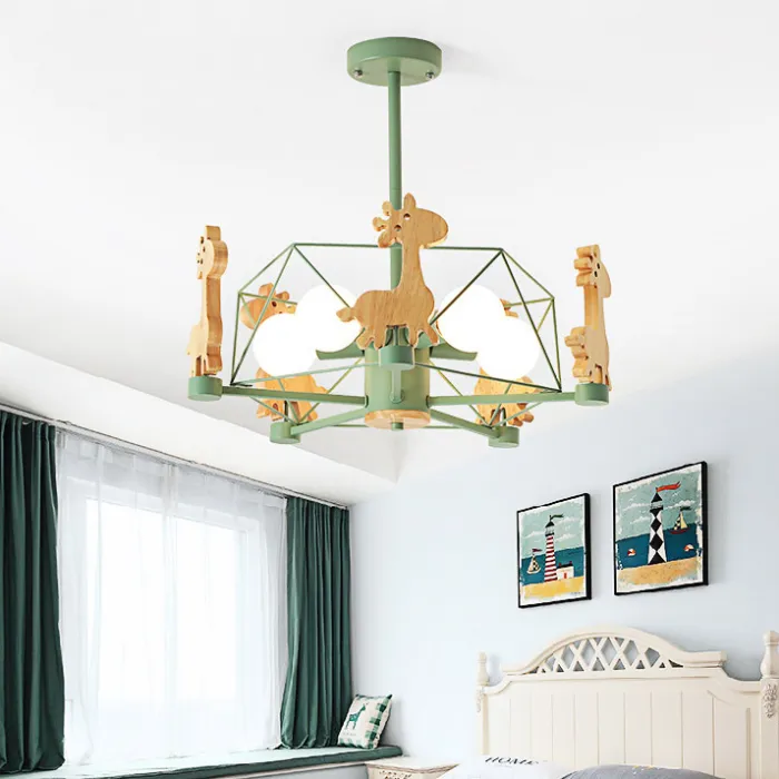 Потолочная люстра GIRAFFE Star Green от ImperiumLoft