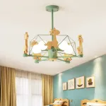 Потолочная люстра GIRAFFE Star Green от ImperiumLoft