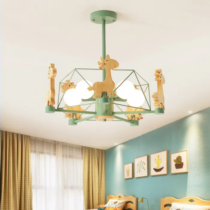 Потолочная люстра GIRAFFE Star Green от ImperiumLoft