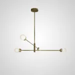 Люстра на штанге SALME L6 A Black от ImperiumLoft