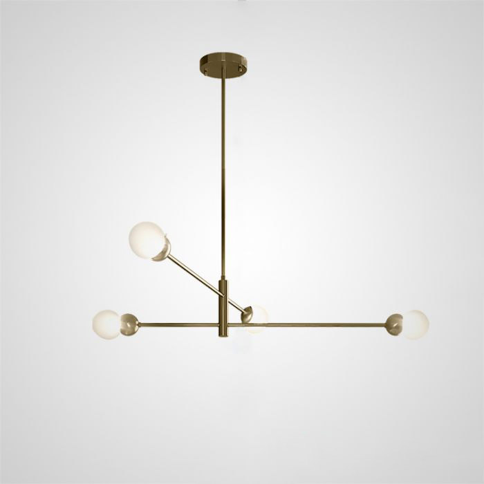 Люстра на штанге SALME L6 A Black от ImperiumLoft