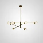 Люстра на штанге SALME L6 A Black от ImperiumLoft