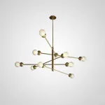 Люстра на штанге SALME L10 B Gold от ImperiumLoft