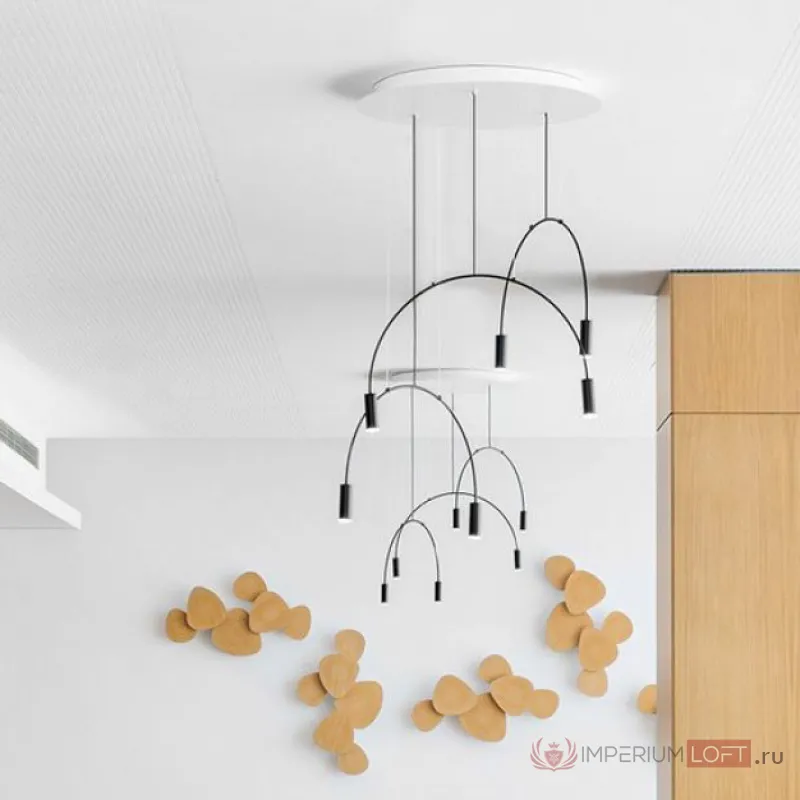 Подвесной светильник ARC 12 Black от ImperiumLoft