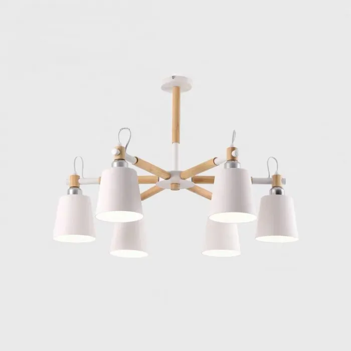 Люстра на штанге VARDA 6 lamps WH от ImperiumLoft