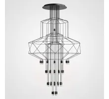 Люстра Via Wireflow Chandelier polyhedral 0374 Suspension lamp