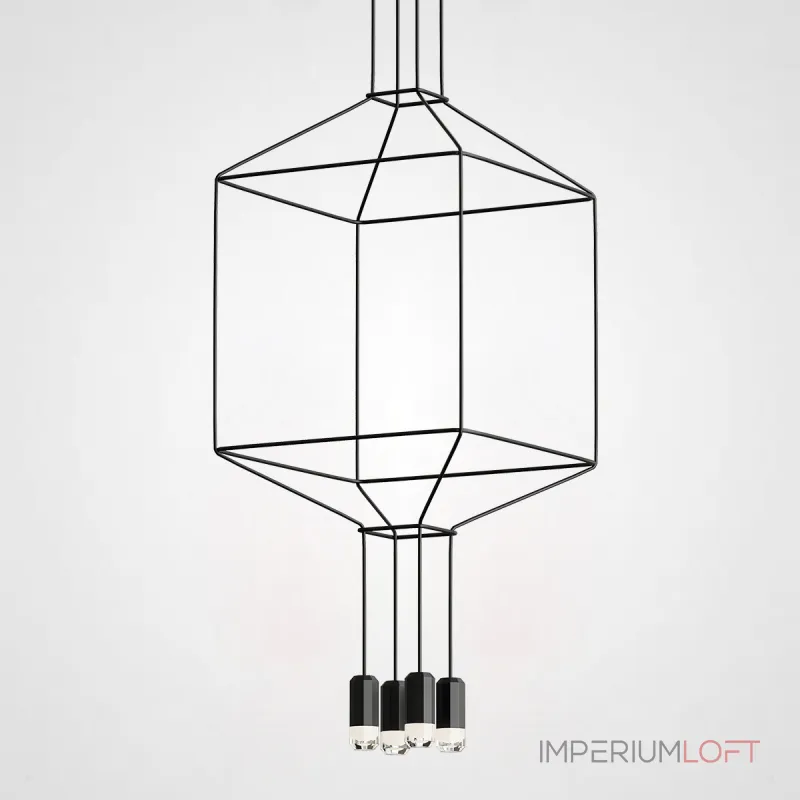 Подвесной светильник Via Wireflow polyhedral 0311 Pendan Light от ImperiumLoft
