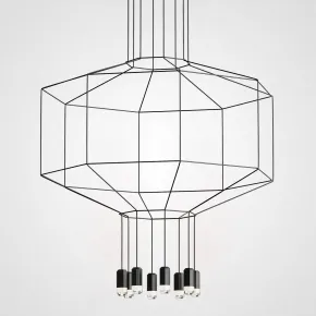 Подвесной светильник Via Wireflow polyhedral 0299 Octagonal
