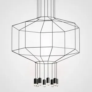 Подвесной светильник Via Wireflow polyhedral 0299 Octagonal