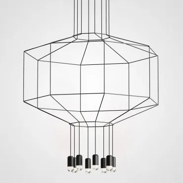 Подвесной светильник Via Wireflow polyhedral 0299 Octagonal
