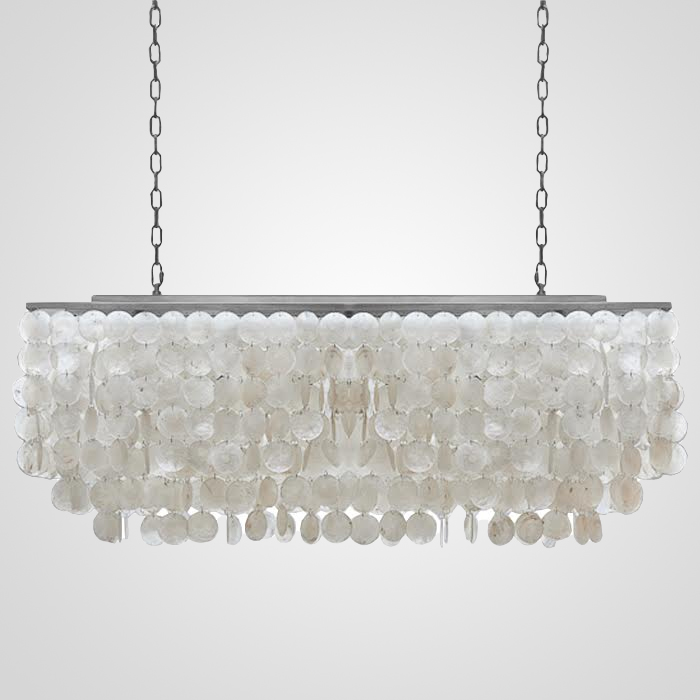 Люстра rectangle SHELL Chandelier 2 cascades от ImperiumLoft
