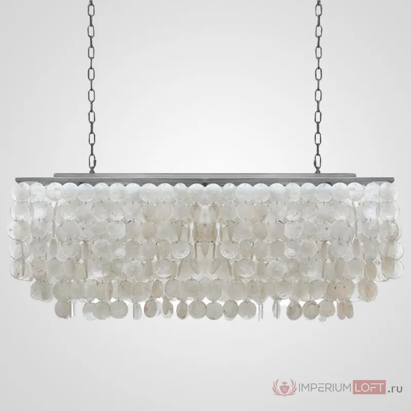 Люстра rectangle SHELL Chandelier 2 cascades от ImperiumLoft